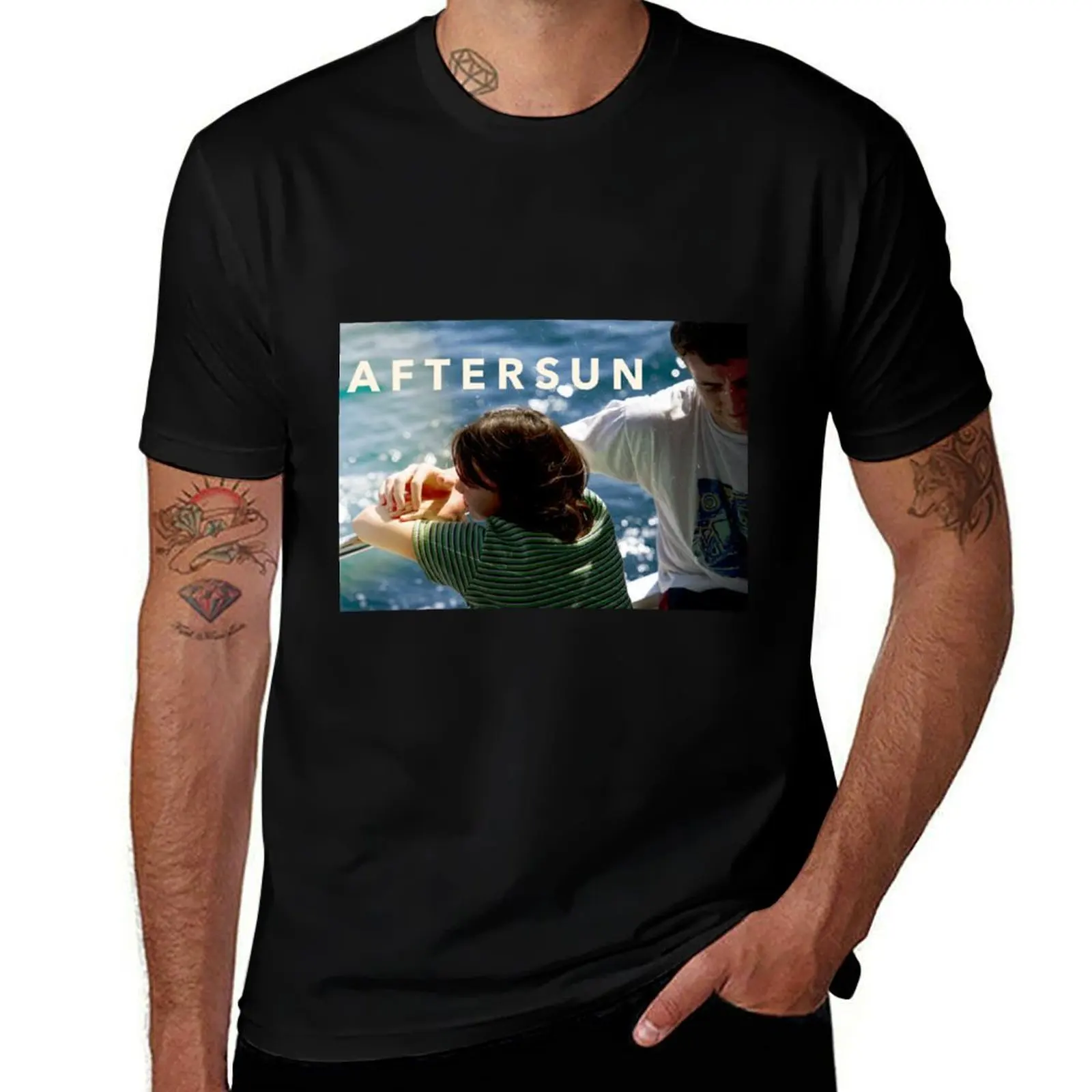 

Aftersun movie poster T-Shirt affliction shirts cute tops graphic t shirts Luxury man plain t shirts men