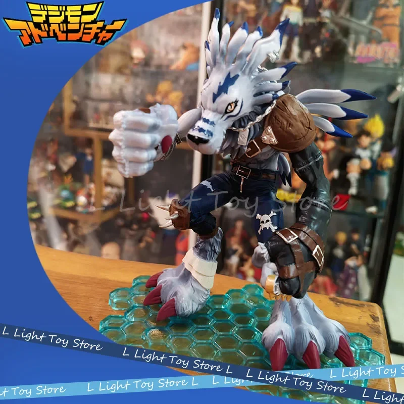 

Фигурка аниме «Приключения Digimon», 22 см, «гарумон», экшн-фигурка, ПВХ коллекционные предметы, статуэтка, кукла, игрушки для детей, подарки