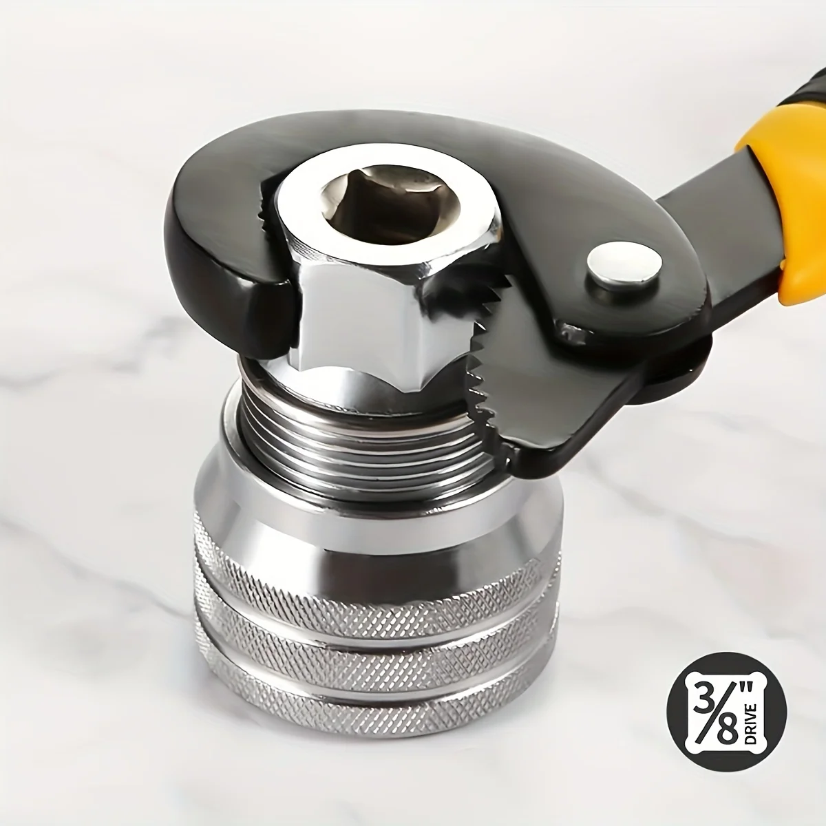 العالمي متعدد الوظائف وجع المقبس كم محول ل 3/8 "محرك وجع ، 10-19 مللي متر قابل للتعديل محول مأخذ التوصيل وجع