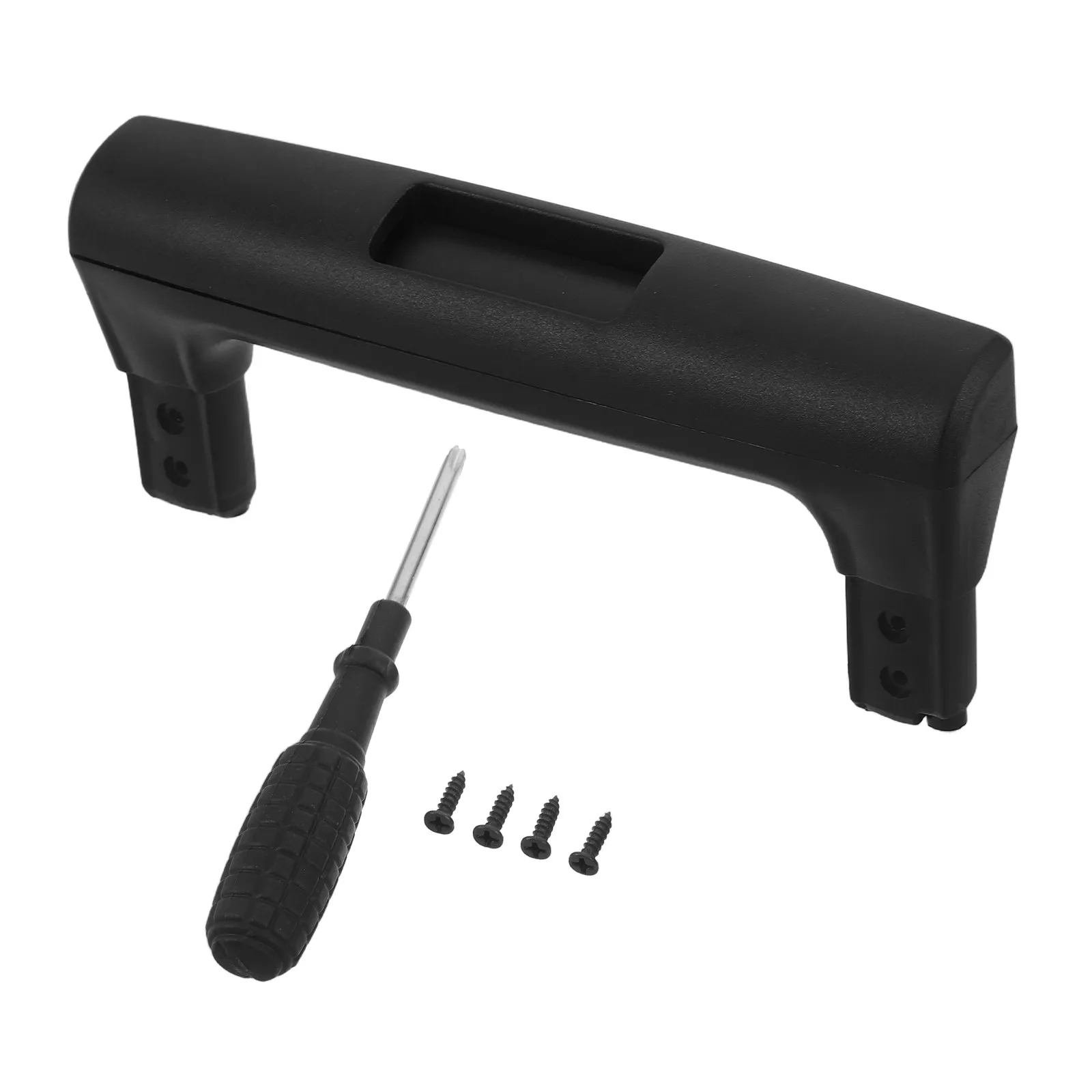 

Универсальная черная пластиковая ручка для чемодана, сменная выдвижная ручка-телескоп для багажа, крепление на винтах, для ремонта дорожных сумок