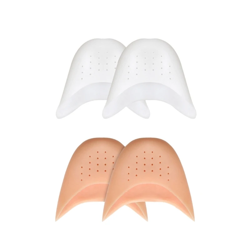 Protector dedos los pies Gel silicona, almohadillas suaves para los dedos los pies, protectores para zapatos