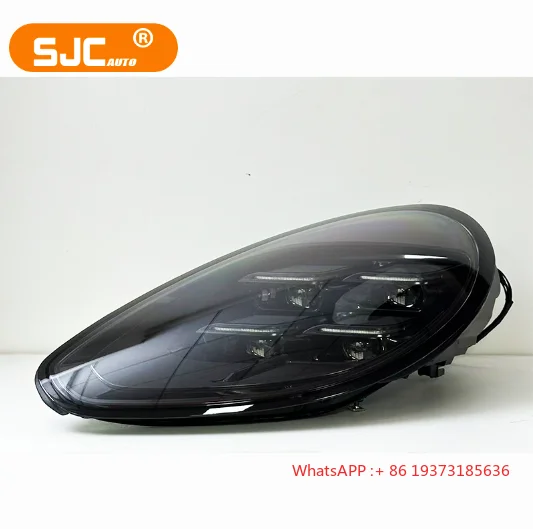 ملحقات السيارات SJC لبورشه باناميرا 970.2 مجموعة المصابيح الأمامية 2014-2016 الترقية إلى 2025 المصابيح الأمامية ذات الطراز الجديد