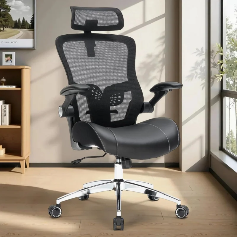 

Office Chair - 400lbs Home Office Desk Chairs with Soft 3D Modeling Wide Foam Cushion, Ergonomic Desk Computer Chair