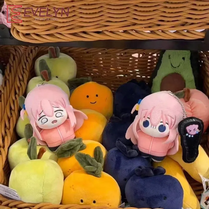 Evelyn 10CM Anime Leuke Katoenen Pop Knuffel Plushie Student Hanger Sleutelhanger Verjaardagscadeau Pluche Pop Decoraction Gift