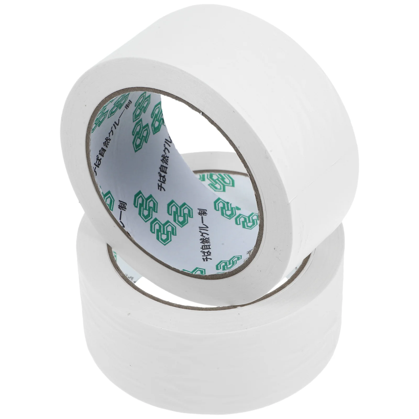 2 Rolls Sealing Tape Double Sided Heavy Duty Shipping Kraft Paper Glue Mailing for Packing Boxes