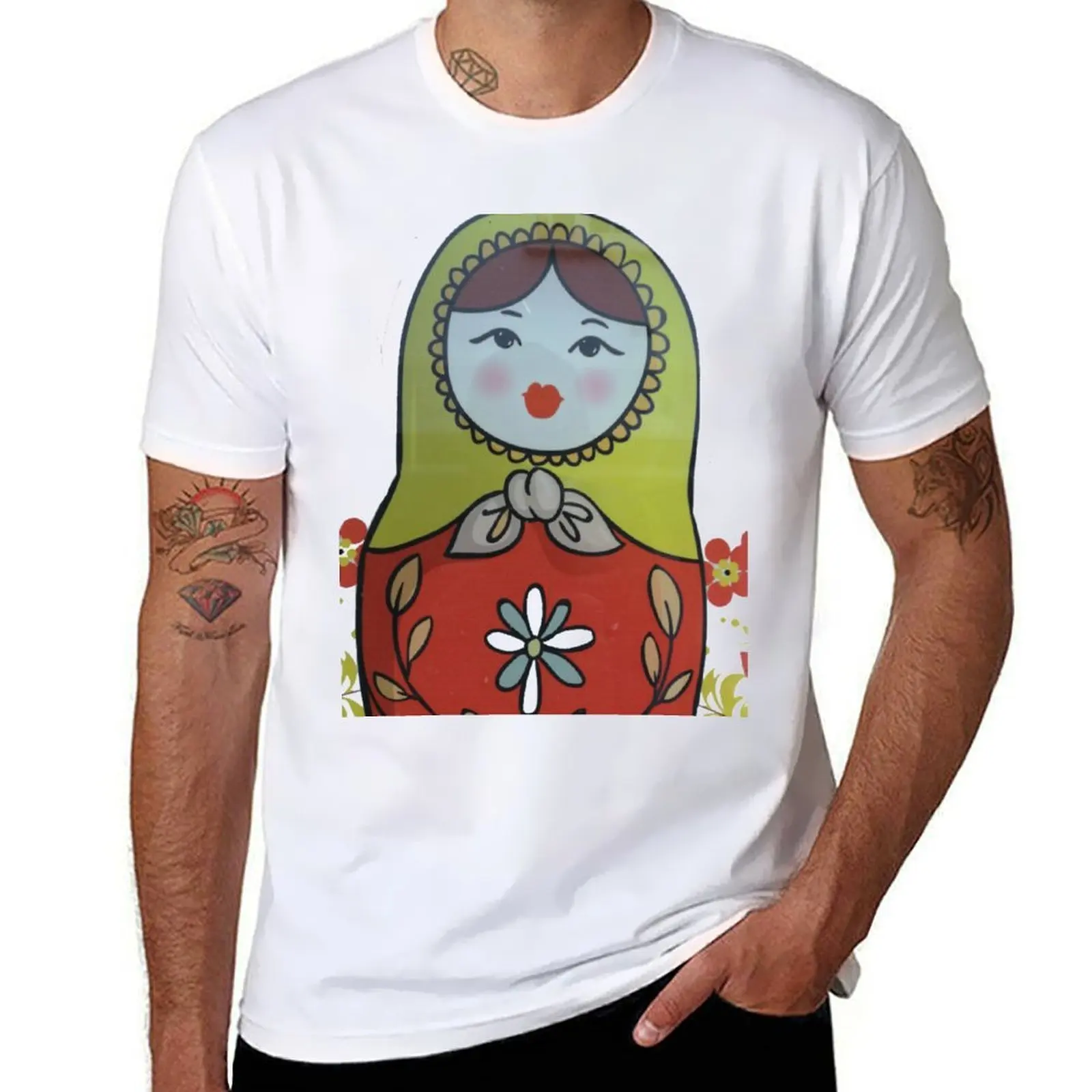 POUPEE RUSSE T-Shirt t shirts cotton 100% t shirts for man pack white man t shirts graphic T-shirt