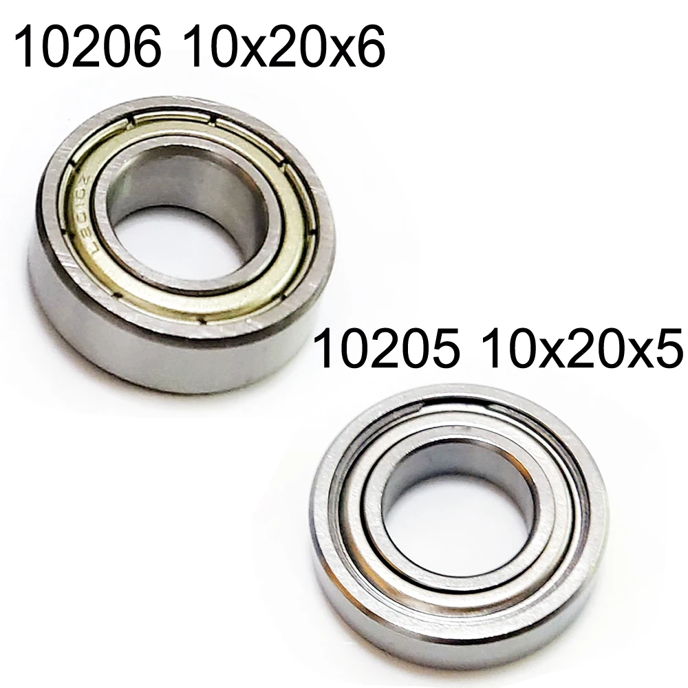 1PCS ID 10MM Non Standard Ball Bearing 10205 10*20*5 10206 10*20*6 MM 2010ZZ fishing reel bearing furniture ball bearing