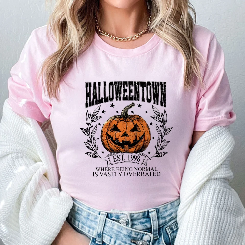 Halloweentown 1998 Shirt Halloween Shirt Halloween Pumpkin Shirts Vintage Fall Tee Women Clothes Unisex Short Sleeves Top