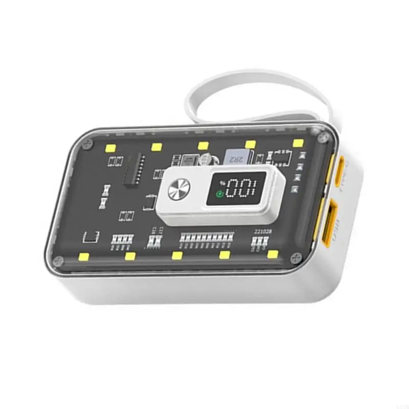 u13b 10000mah battery housing case مربع تخزين كبير السعة مع إمكانيات الشحن السريع توافق متعدد الجهاز