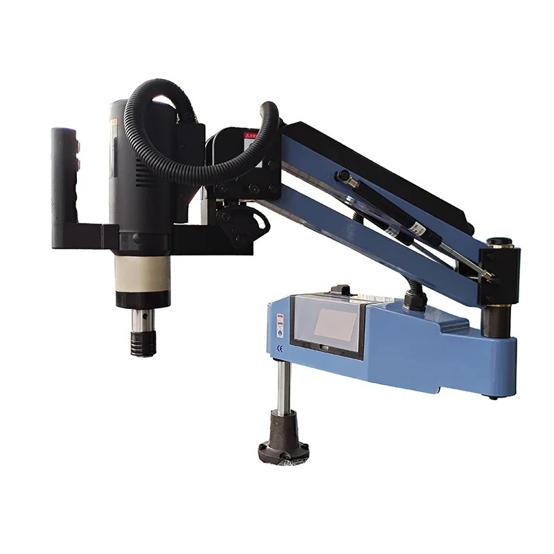 2025 Electric Tapping Machine for Pipe Metal Thread Drilling Machine M3-M16 Hot CNC Automatic Flexible Arm Nut Screw Servo