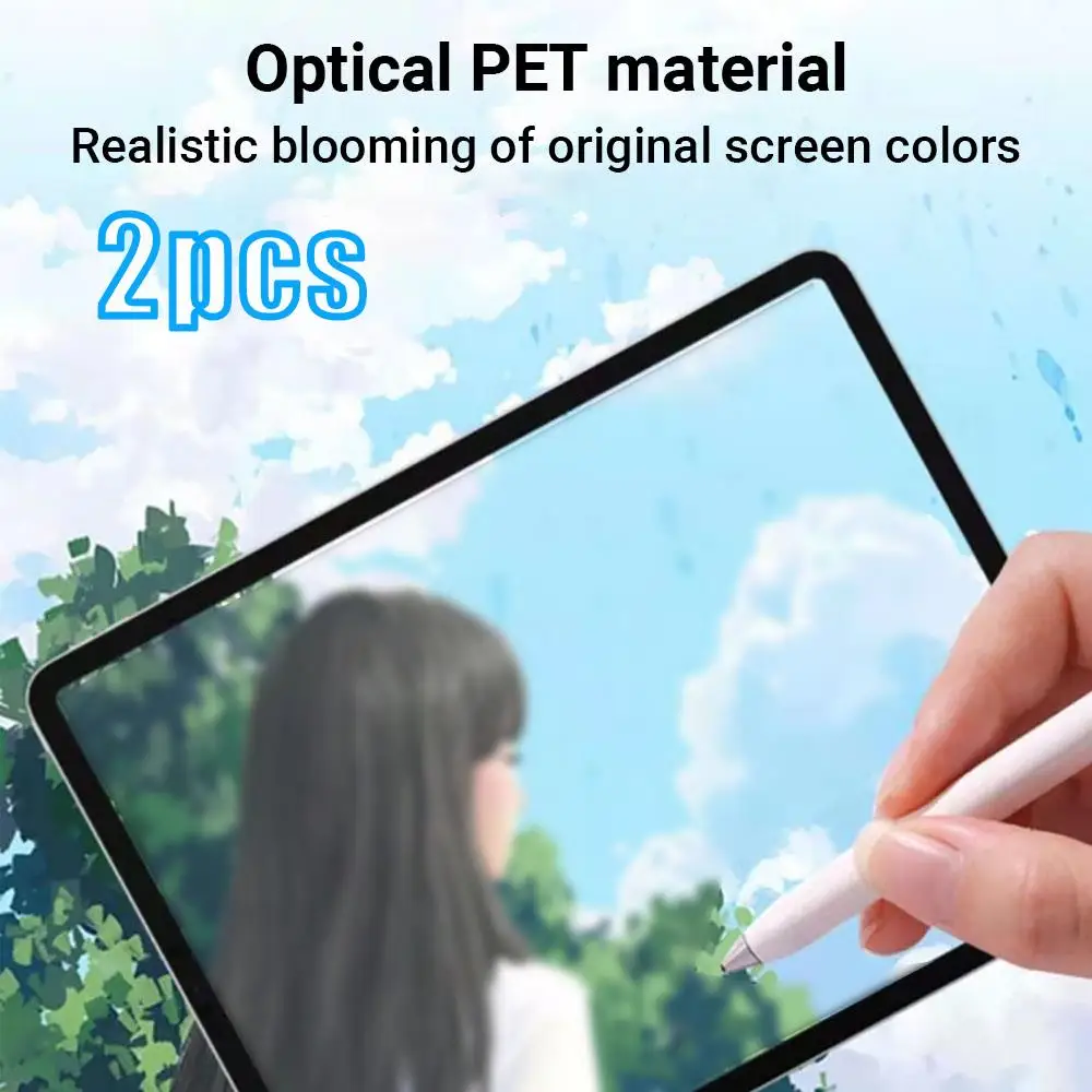 2PCS Tablet Writing Film Screen Protector for Apple iPad Air 3 11 13 Mini 6 5 4 3 Pro 11 2024 Pet Matte Screen Protector Films