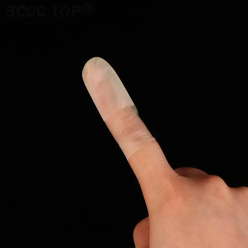 Non-Slip Anti-Static descartável Latex Finger Cover, Fingertips Protector, Luvas de borracha, Nail Art Tool, 200 Pcs, 500Pcs
