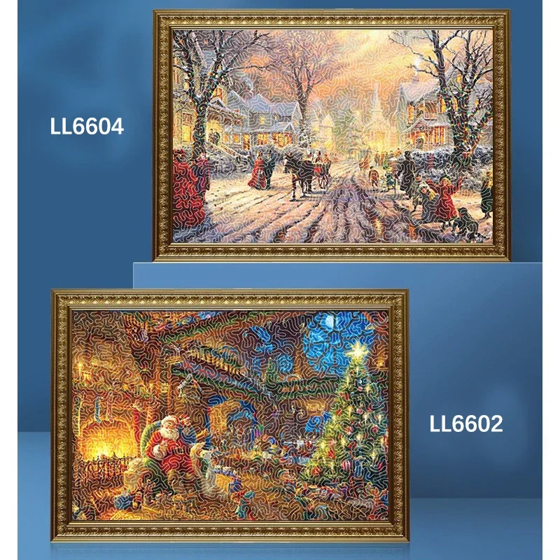 75*50cm 468PCS Alien Irregular Paper Jigsaw Puzzle Christmas Halloween Theme Entertainment Toys Gifts