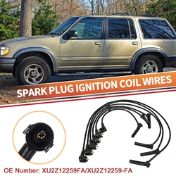 UXCELL 6 Pcs Car Spark Plug Coil Wires Ignition Coil Harness Cable Fit for Ford Explorer V6 4.0L 1997-2001