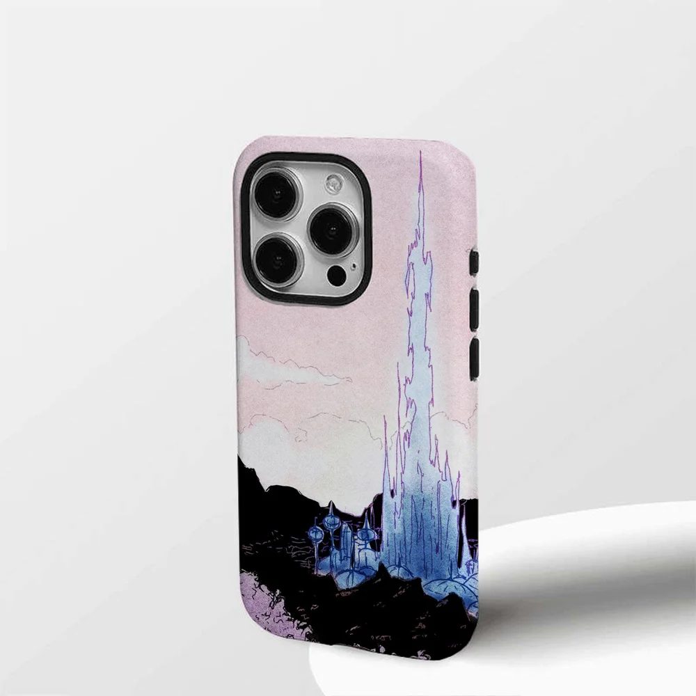 Etui na telefony Crystarium Inktober Film Shell do iPhone'a 16, 15, 14, 13, 12, 11 Pro Max Plus