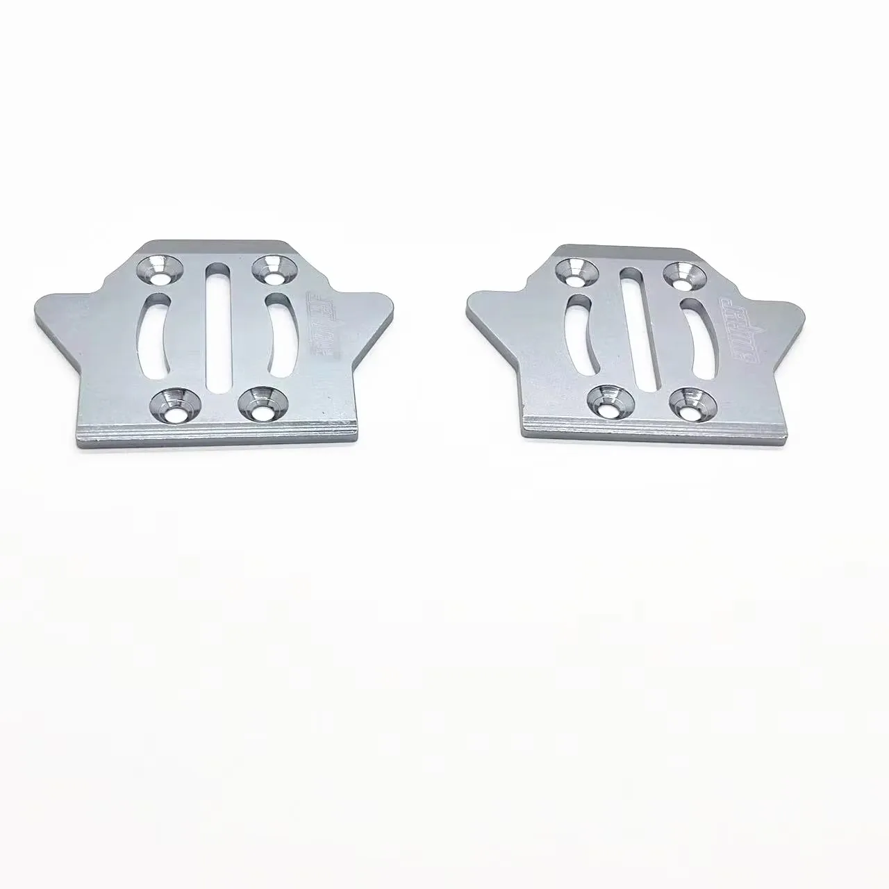 2pcs Chassis Anti Scratch Skid Plate Metal Anti Abrasion Protection Plate for Rc Car HOBAO 8SC H9 Upgrade Parts