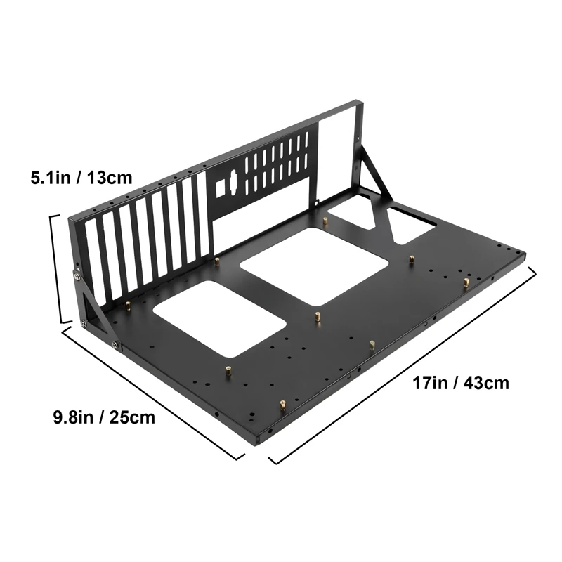 حالة جهاز التعدين السميك ، إطار التعدين ، قوس اللوحة الأم ETH ، حالة جهاز التعدين Bitcoin ، دعم ITX ، Mini ، ATX ، 8 GPU