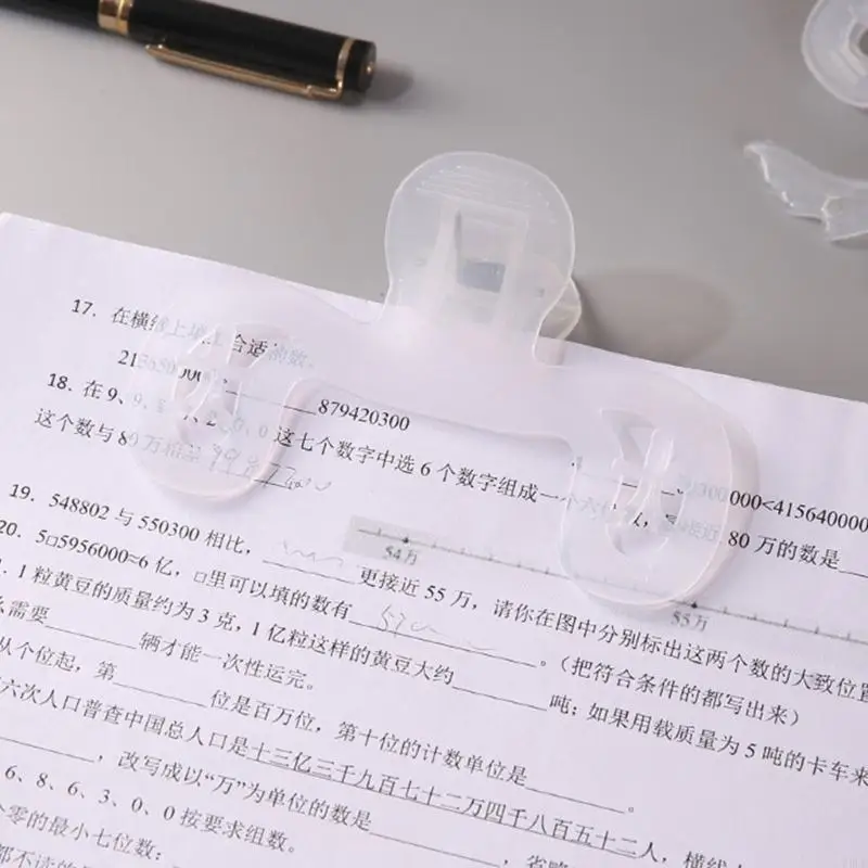 2025 New 3 PCS 도서 오프너 홀더 책 페이지 홀더 클립 다기능 책 클립