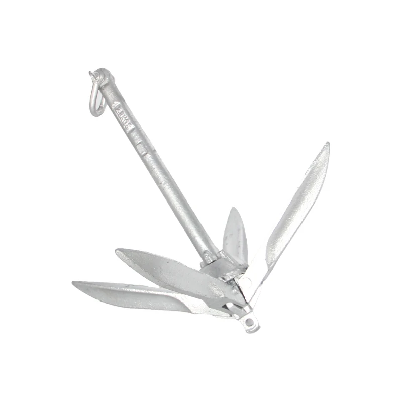 Hot Dip Galvanized Marine Grapnel Anchor With Good Anti-Corrosion Performance for Boat
