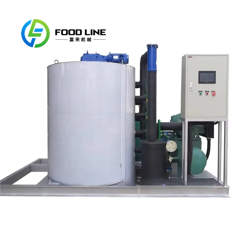 Commercial 300kgs 1ton 10tons 30tons Fishing Flakes Ice Making Machine