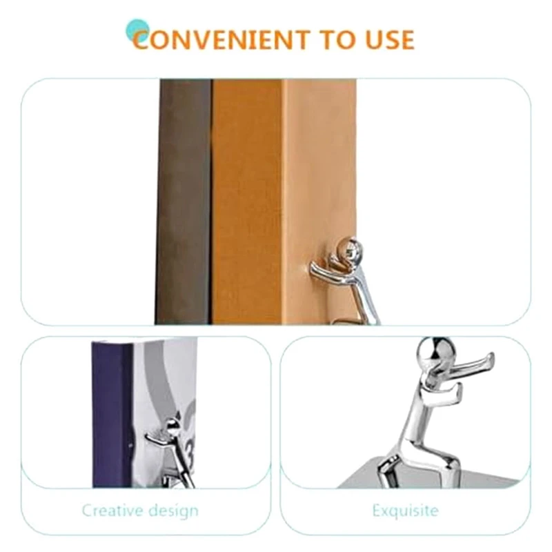 مساند كتب من الحديد الزهر لأدوات التصميمات ، حامل كتب ، نهايات كتب لحمل الكتب ، مساند كتب شديدة التحمل ، زخرفية ، متينة