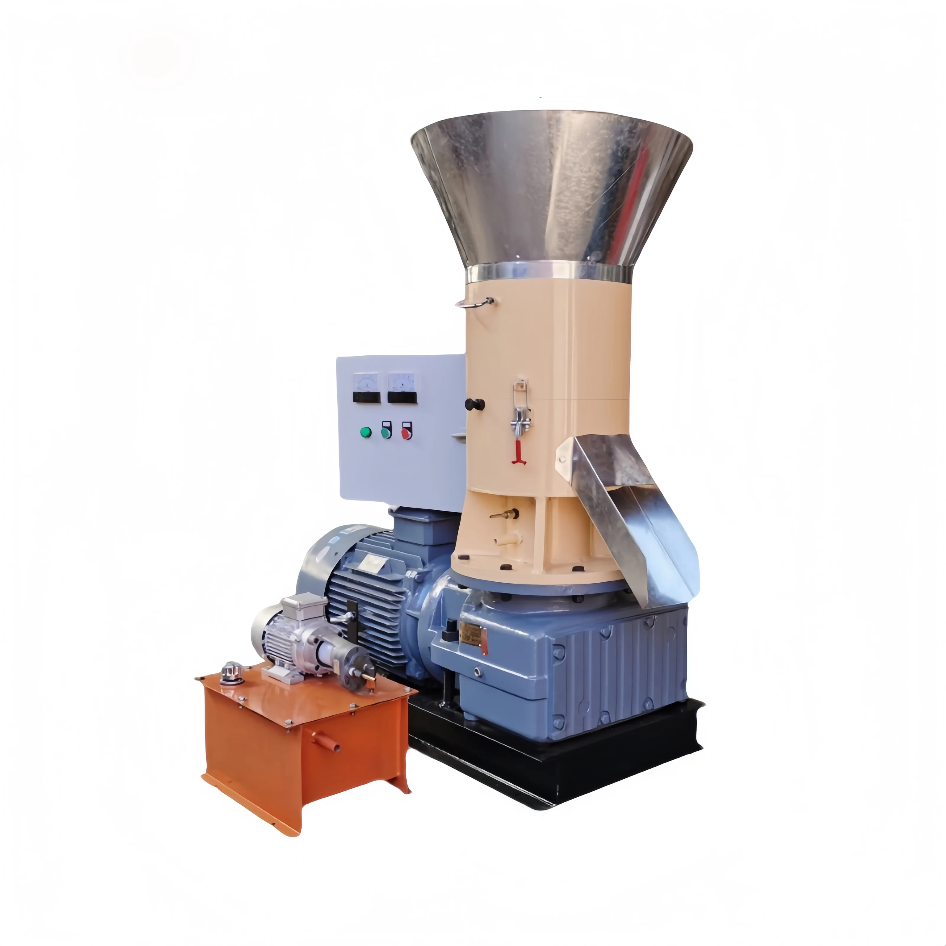 High Efficiency Mini Automatic Granulator With Gear For Wood Rice Husk & Grass 37 Kw Motor 380V Easy To Operate