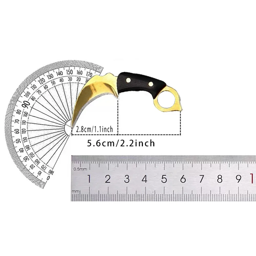 Mini Keychain Knife, Stainless Steel Wooden Handle, Tiny Portable EDC Opener Cutter, Outdoor Daily Tool, Handy Craft Gift