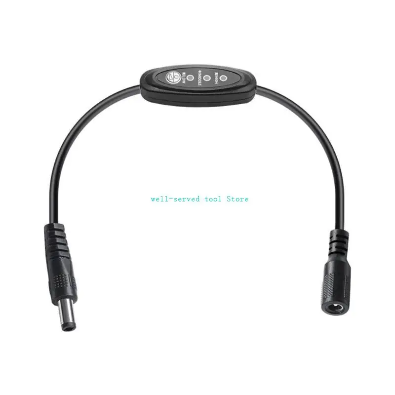 G88A Motor Speed Controller 5V 5.5x2.1mm 3 Gear Variable Speed Controller Fan Speed Controller for Electric Motor