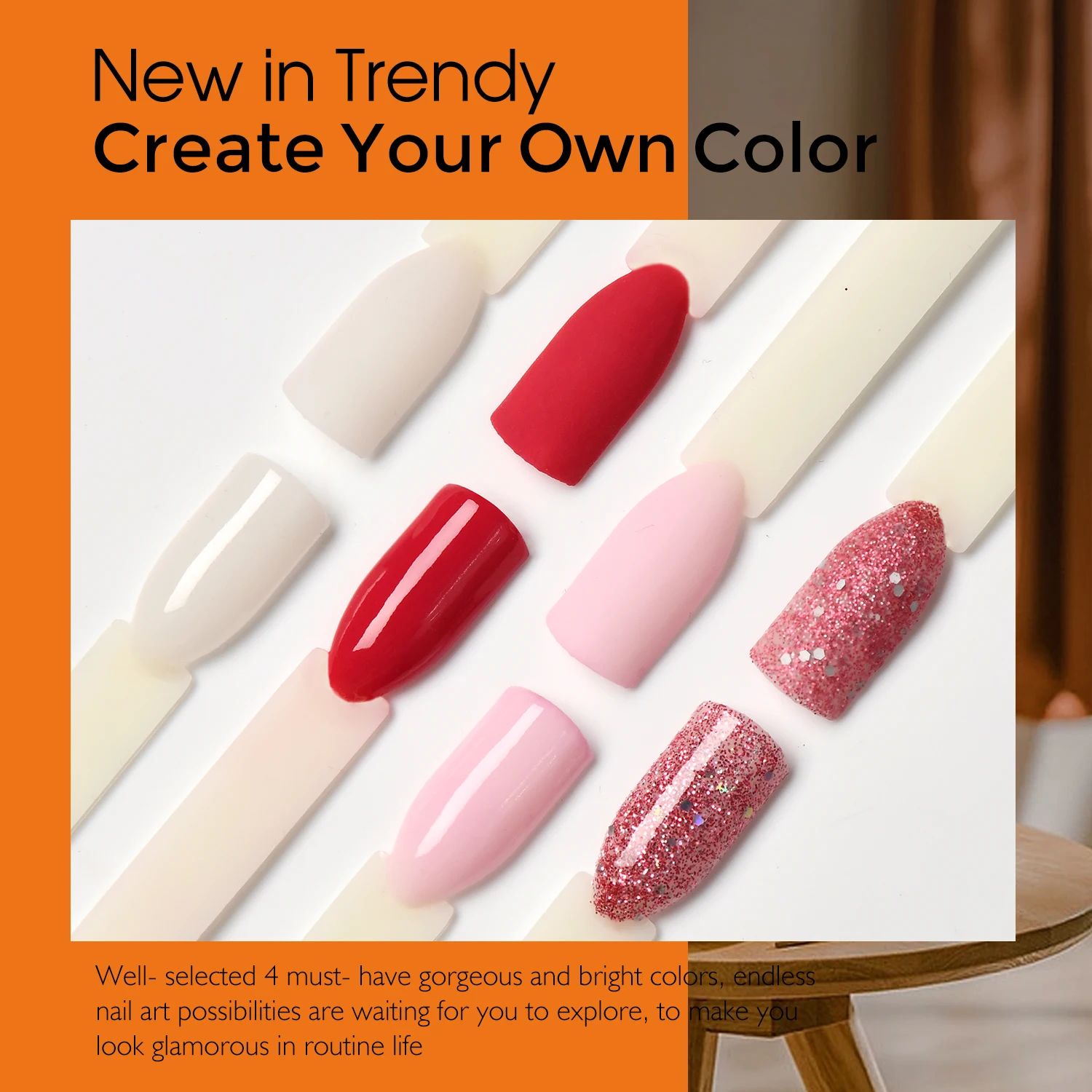 Juego de polvo para uñas de inmersión, juego de polvo para decoración de uñas, secado Natural, sin lámpara, suministros para uñas, Kit de sistema de inmersión con purpurina para uñas desnudas blancas