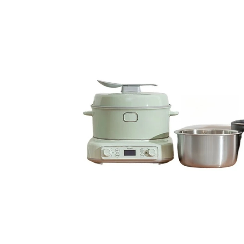 

Rice cooker 0 coated stainless steel liner, household 2-3 person rice cooker, multi-functional large-capacity cooking pot