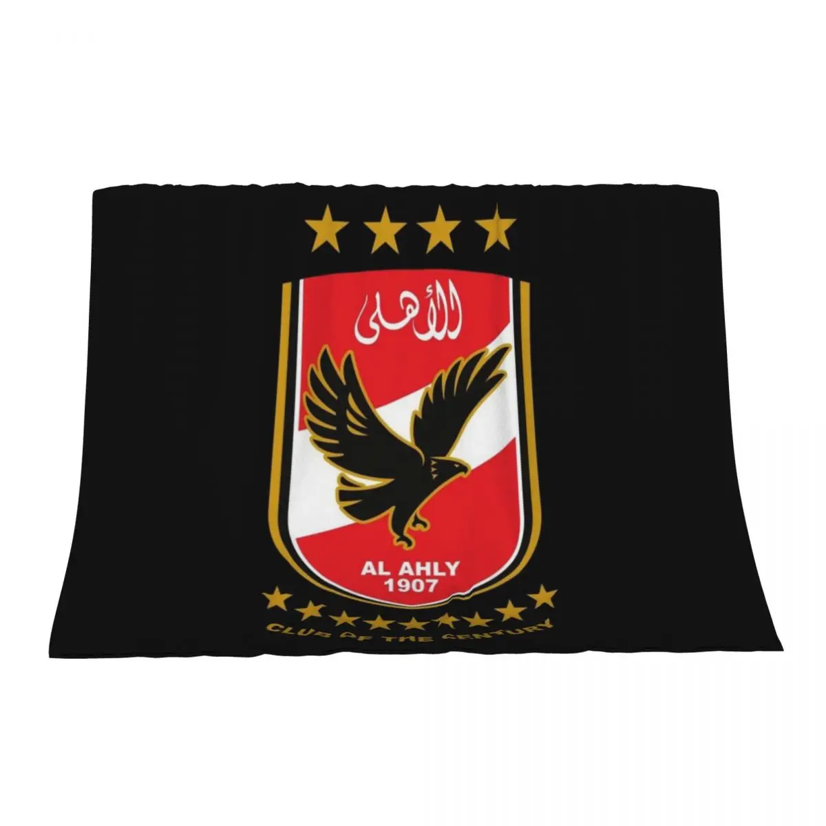 

Al Ahly  Throw Blanket Soft Plaid Blankets Sofas Of Decoration Soft Plush Plaid Polar Blankets