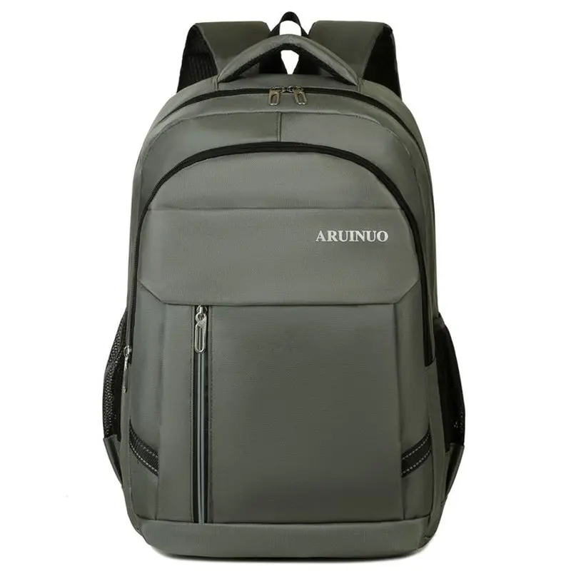 Trendy Waterproof Casual Travel Backpack Men's Laptop Bag Oxford Cloth Street Style Breathable Middle School University Bookbag
