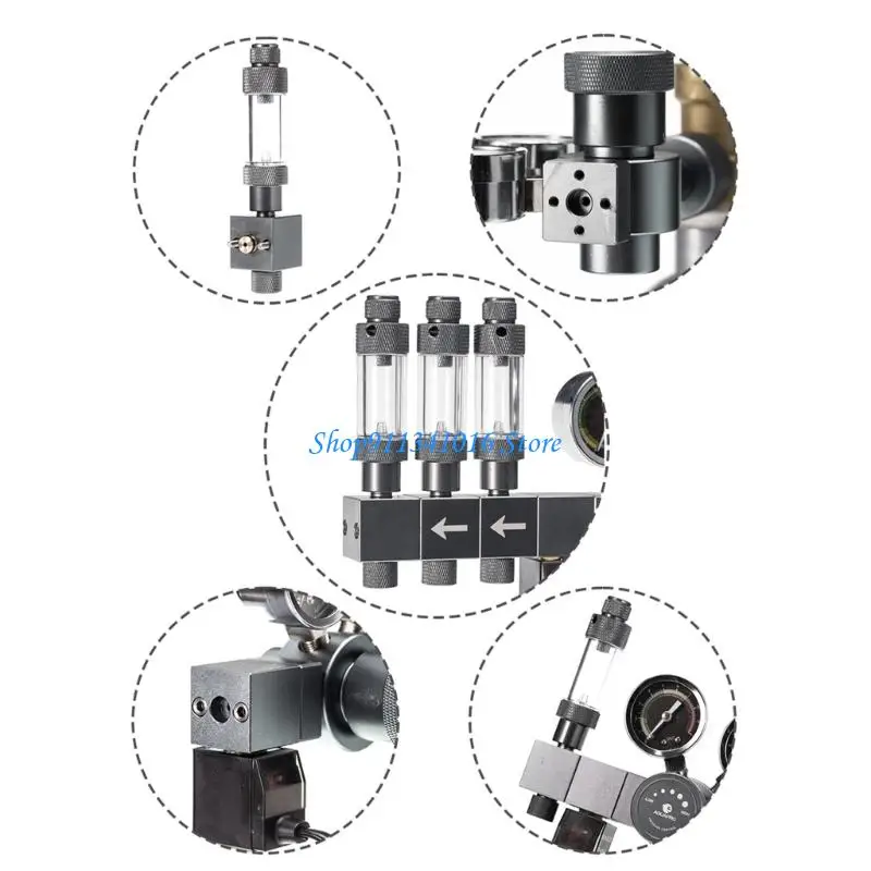

Точное устройство регулятора CO2 для аквариумов с электромагнитными клапанами двойного датчика