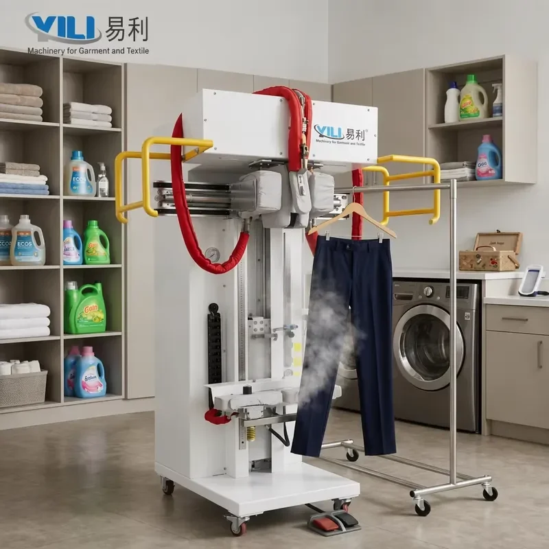 for Garment Factory Automatic Trouser Press Steam Heated Ironing Machine Industrial Pants Presser Supplier