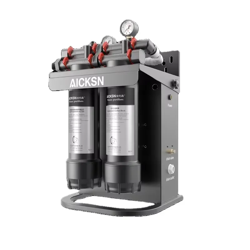 RO Water Filter System 500GPD 3 Stage ABS Plastic For Indoor Kitchen Plumbing With Drinking Supply And Filter Replacement Access