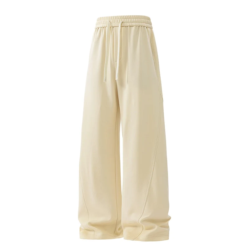 

Simple Fashionable Long Pants High-end Comfortable Curved Knife Sanitary Pants Couple Styles Autumn American Loose Casual Pants