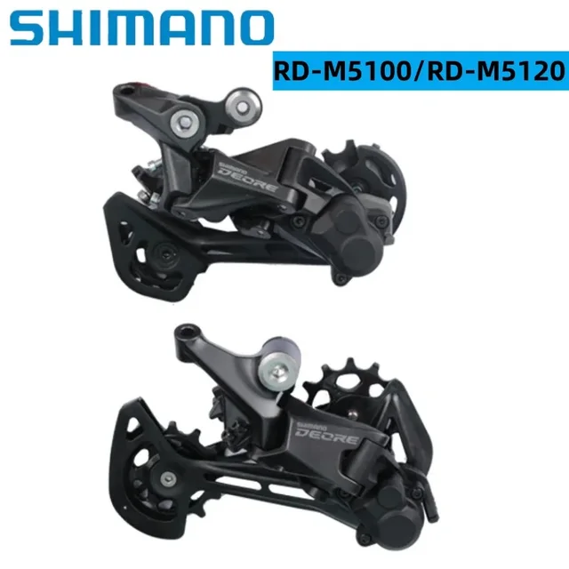 Shimano DEORE M5100 M5120 Przerzutka tylna SGS 11 prędkości Rowerowa przerzutka tylna do rowerów górskich 11V MTB Część rowerowa