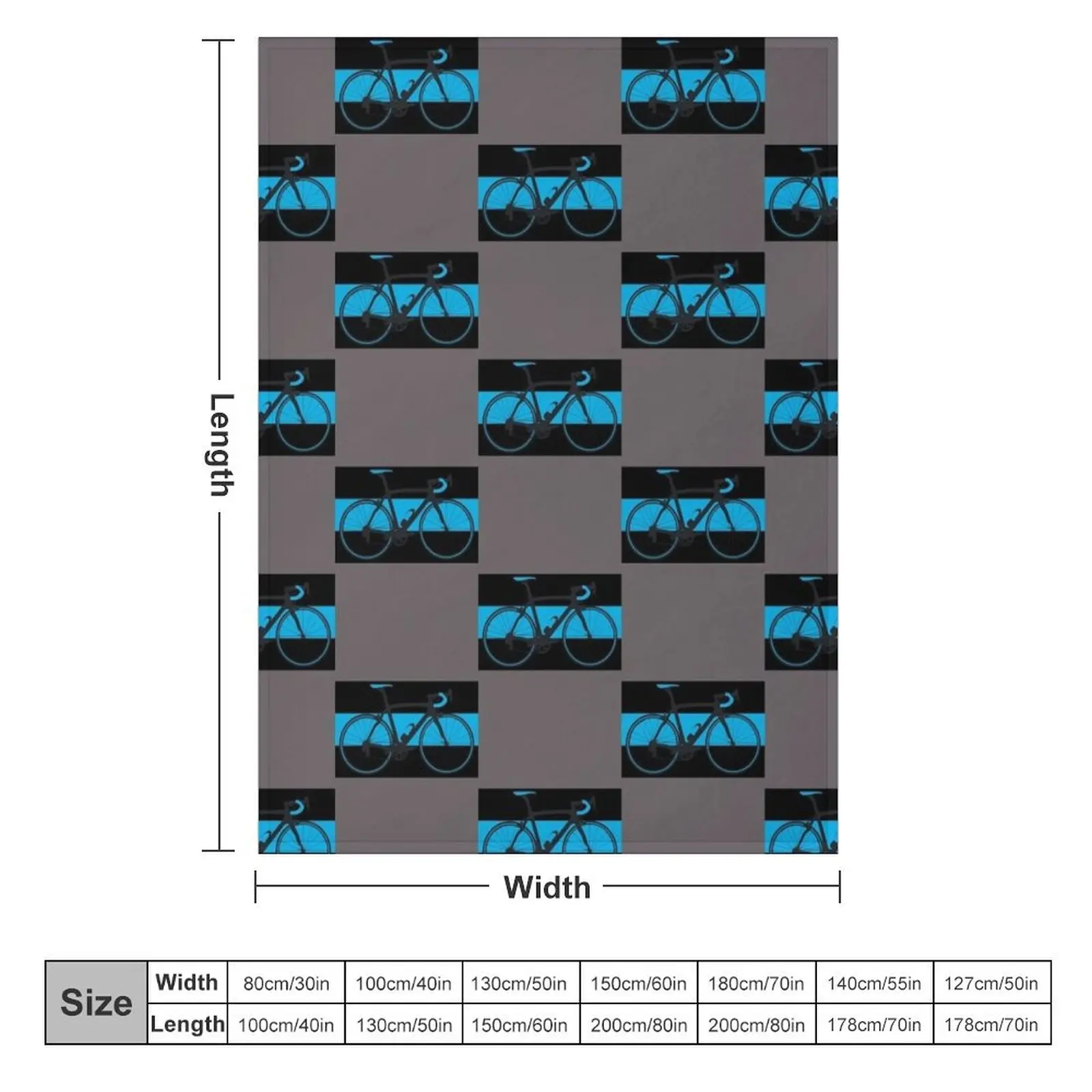 Bike Team Sky (Big - Highlight) Throw Blanket bed plaid Decorative Sofas Blankets