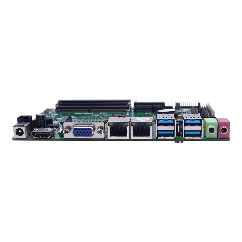 Eleventh generation fanless embedded 3.5 inch industrial control main board i5 i7 1165G7 dual network LVDS multi serial port