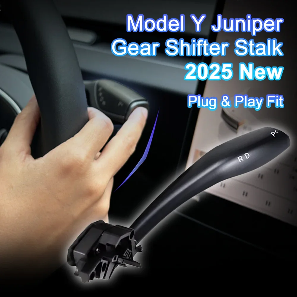 For Tesla Model 3 Highland Model Y Juniper Gear Shift Lever Right Stalk Physical Shifter D P R Position Indicator
