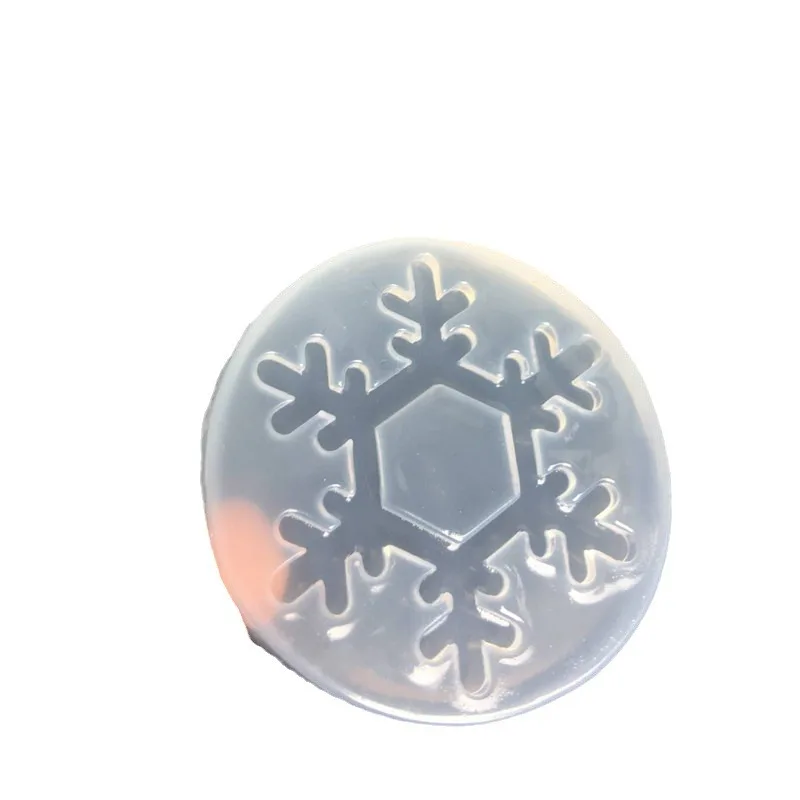 Different Sizes Christmas Snowflake Glue Mold Handmade Accessories Tool 16284