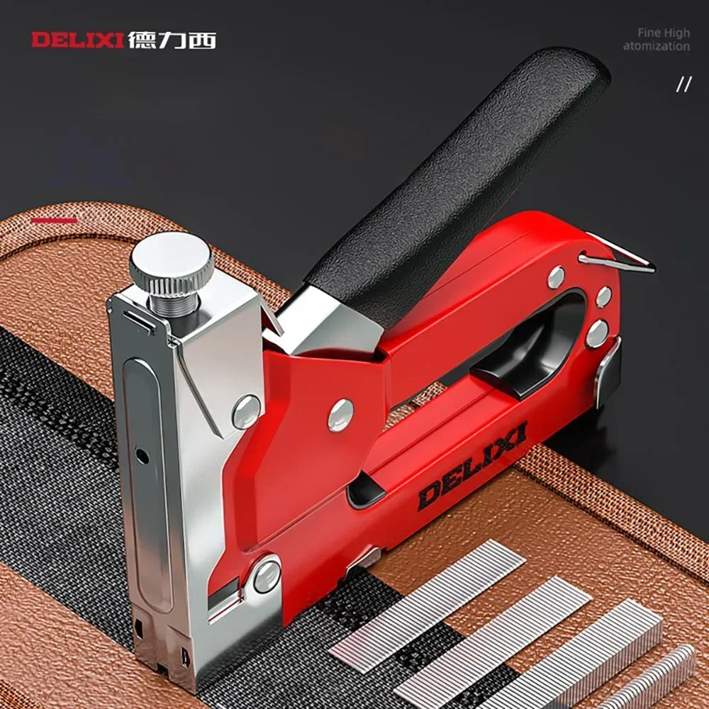 Imagem -04 - Manual Heavy Duty Nail Gun Air Grampeadores Rebite Carpintaria Pneumático Nails Gun Estofados Carpintaria Stepler Pregando Ferramentas 2024