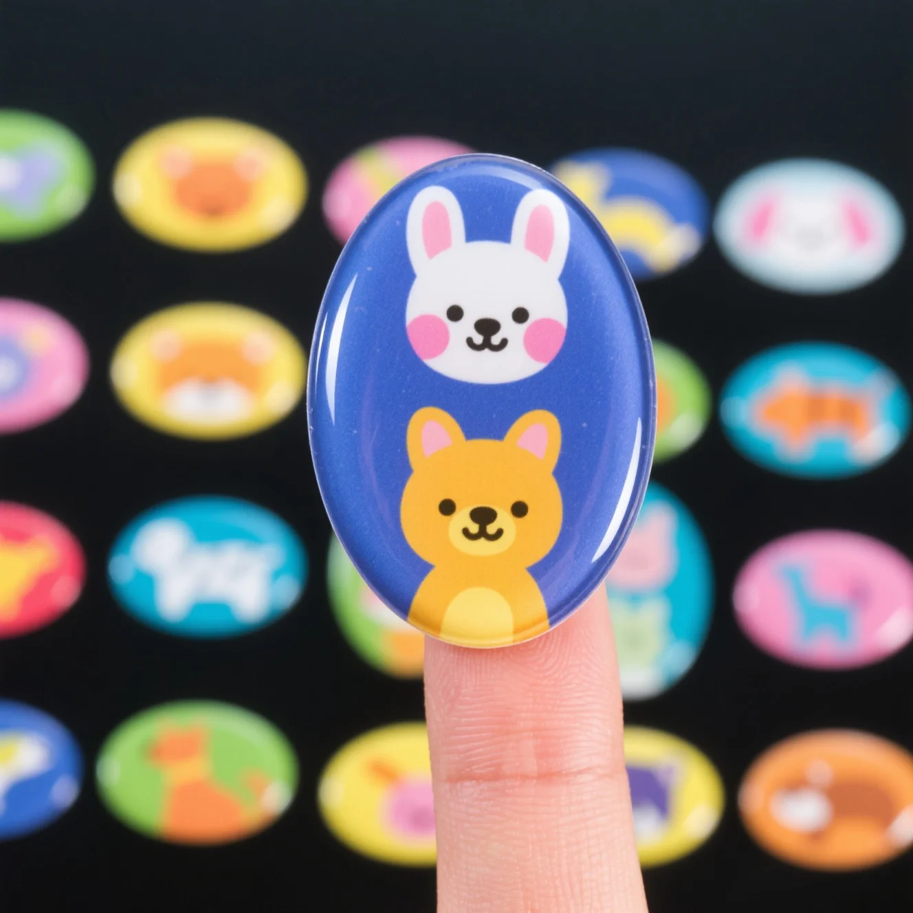 高級エポキシ樹脂ドームステッカー（美容・パーソナルケアツール用）