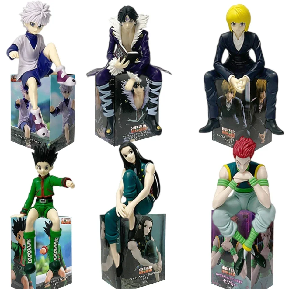 Figura de PVC Hecha a Mano de 14 cm del Personaje de Anime Hunter x Hunter, Gon Freecss, Luca Zordiek, Clara Luchilfer, Kura Picard, Juguete de Anime de Regalo