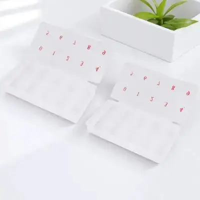 

2Pcs Nail Art Storage Boxes Durable Plastic Organizer for False Nails Nail Tools Accessories Manicure Packing Box