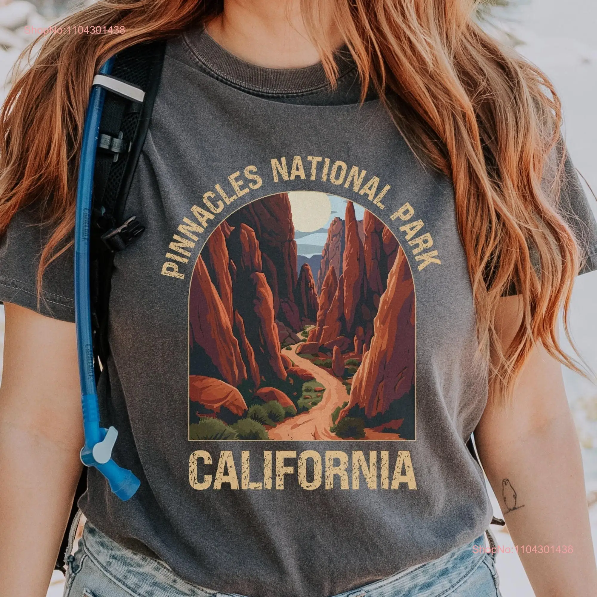 Pinnacles National Park shirt T Parks California Vacation travel Hiking Camping gift long or short sleeves