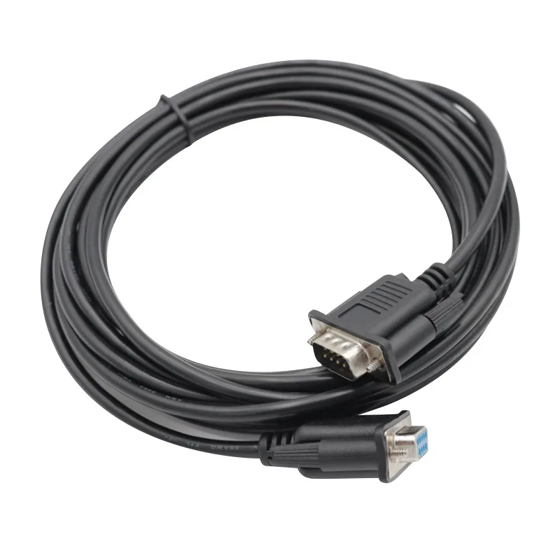 0.5m 1.5m db9 9pin serial rs232 cabo de extensão macho fêmea db9 9pin conector db9 9pin cabo serial cabo modem nulo