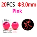 20pcs 3.0mm Pink