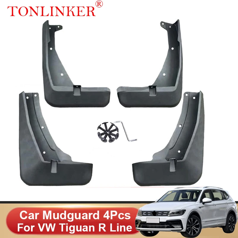 

Car Mudguard For Volkswagen VW Tiguan 5N R Line 2017-2021 Front Rear Mudguards Splash Guards Fender Mudflaps 4Pcs Accessories