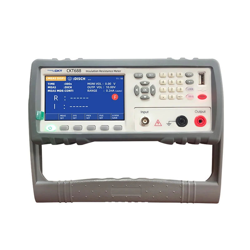 Chuangkai CKT688 Insulation Resistance Meter 10TΩ Current Test 1mA True Color IPS Display